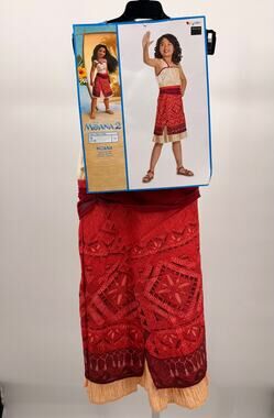 Disney Moana 2 Girls Costume Size M 7-8 Disguise Child Halloween Outfit New